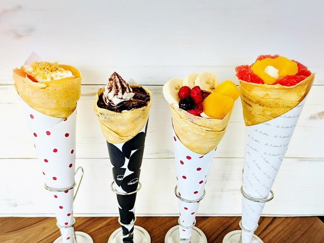 「そばクレープ」人気です